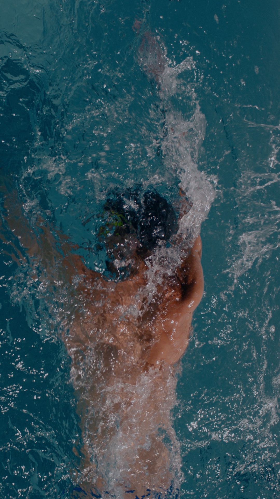 Michael Phelps y su familia en un spa de natación master spas