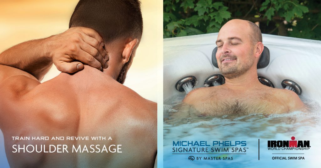 Entrena duro y revive con un masaje de hombros