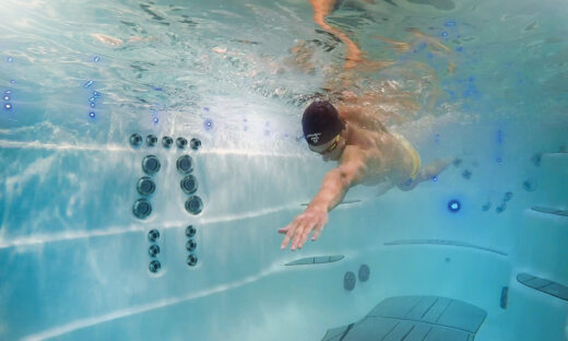 nadar en piscinas